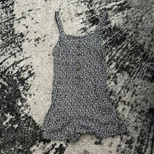 American eagle floral button up romper